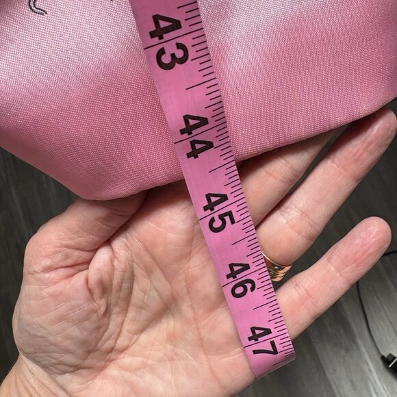 JAPANESE Women Reversible Robe One SZ Black Pink Embroidered Dragon Kimono 65-3 - Picture 11 of 13